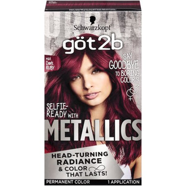 Got2B Metallics Permanent Color Dark Ruby M68 - ANNS BEAUTY SUPPLY